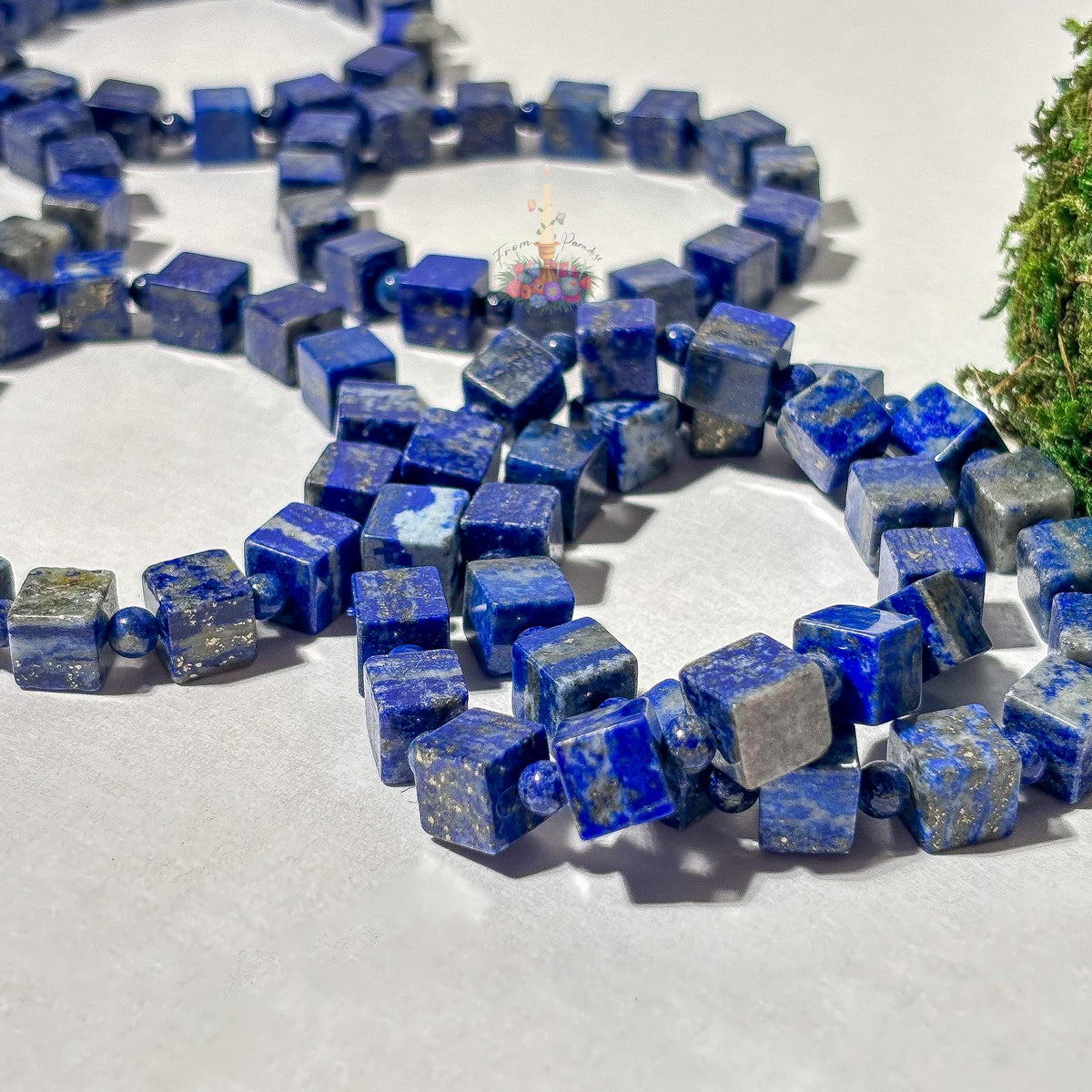 Lapis Lazuli Cube Bracelet