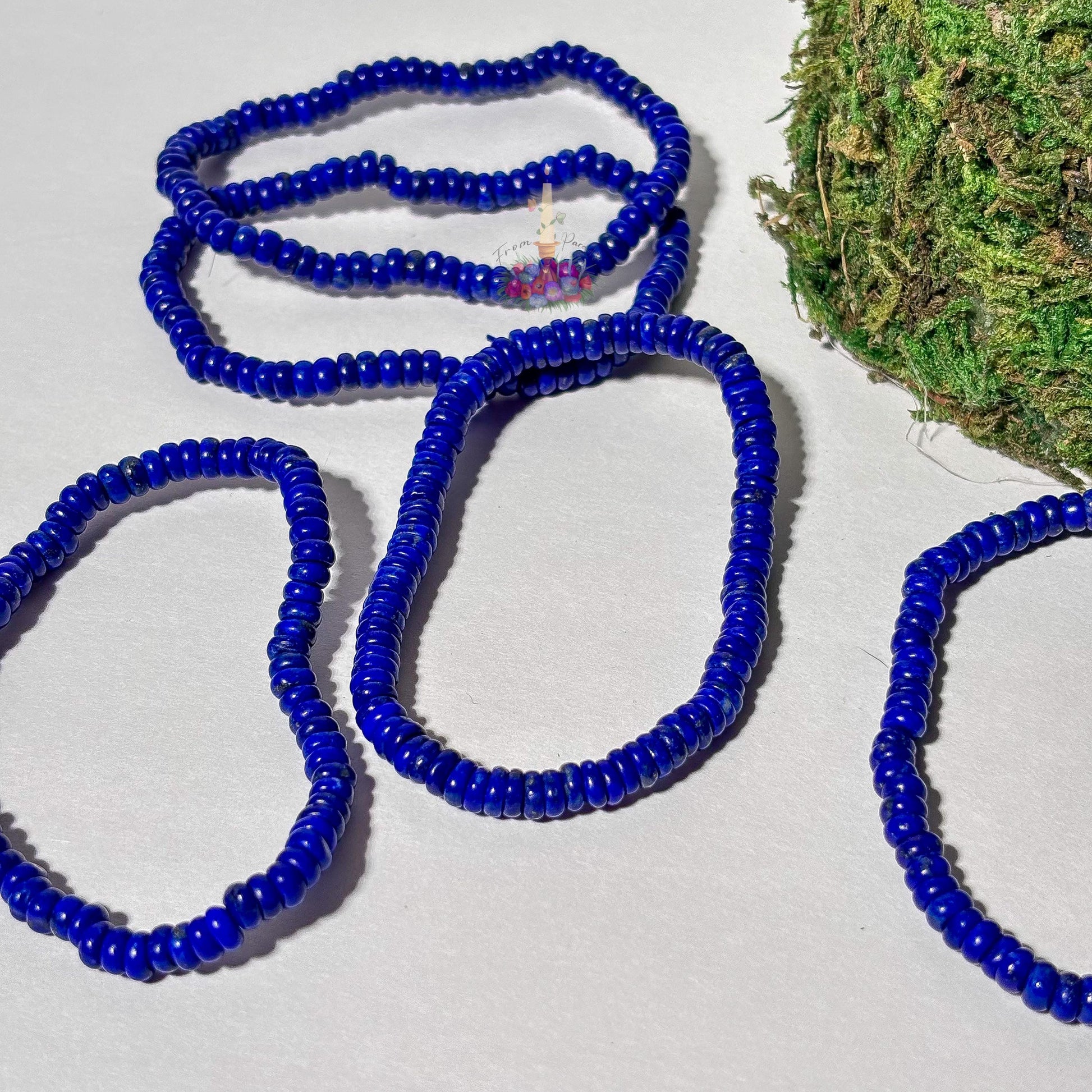 Lapis Lazuli Rondelle Bracelet