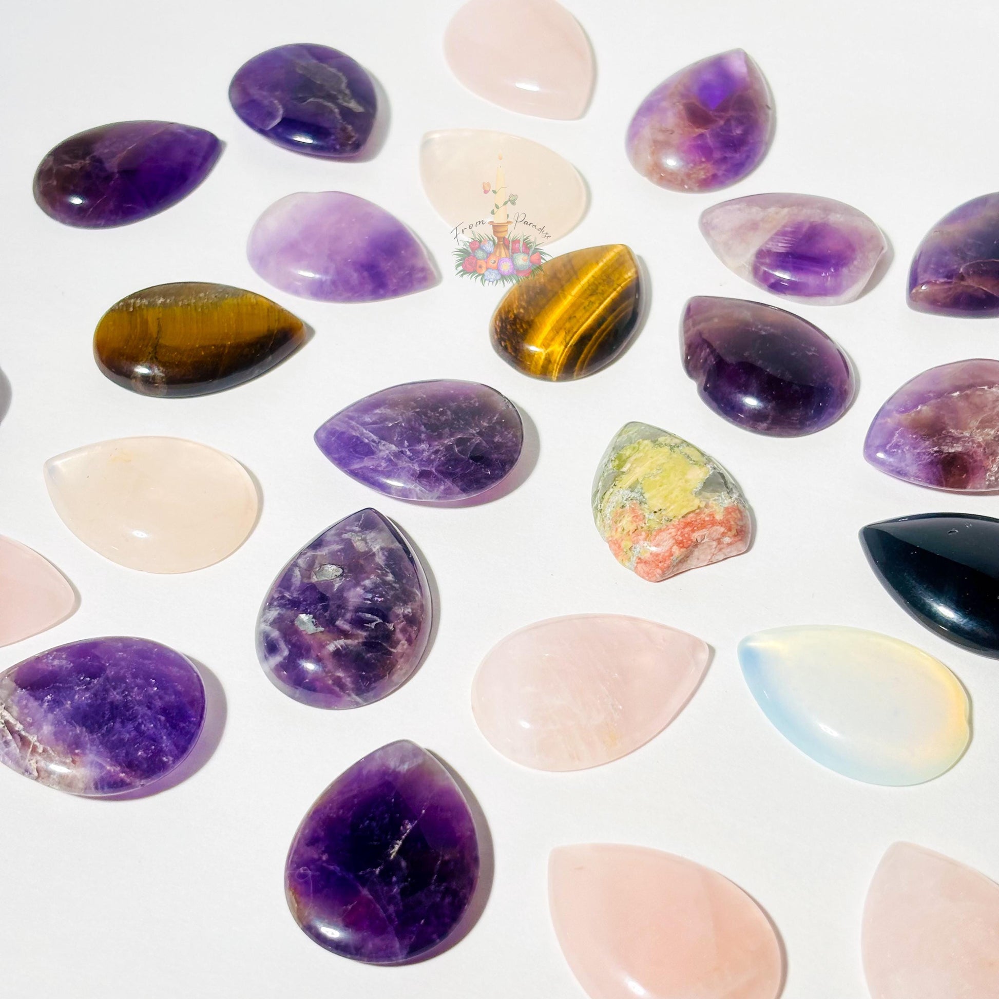 Crystal Teardrop Flatback Cabochon