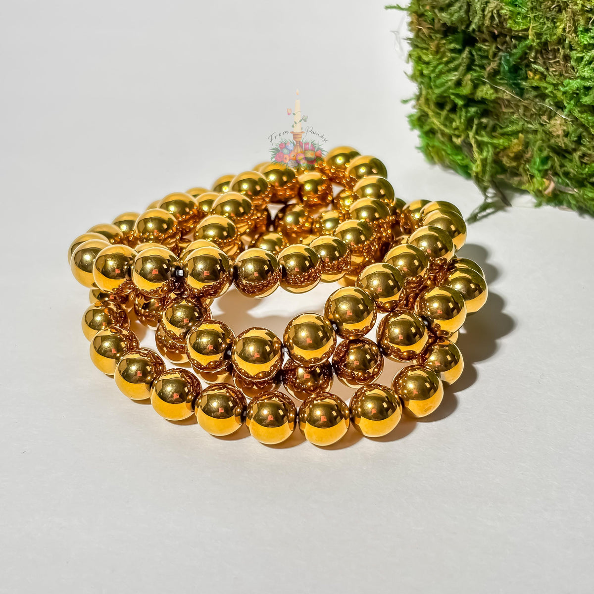 Golden Hematite Crystal Bracelet