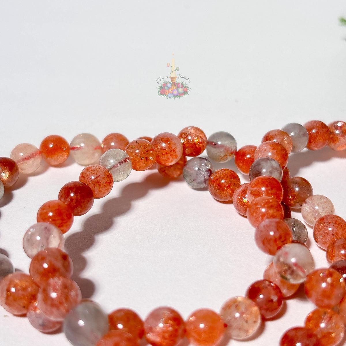 Confetti Sunstone Arusha Sunstone Crystal Bracelet: Stone Confidence and Positive Energy