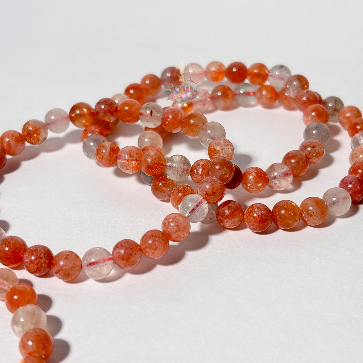 Confetti Sunstone Arusha Sunstone Crystal Bracelet: Stone Confidence and Positive Energy