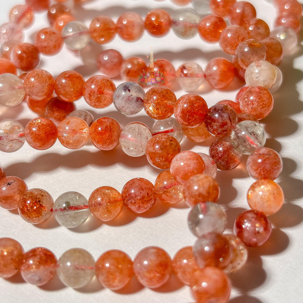 Confetti Sunstone Arusha Sunstone Crystal Bracelet: Stone Confidence and Positive Energy