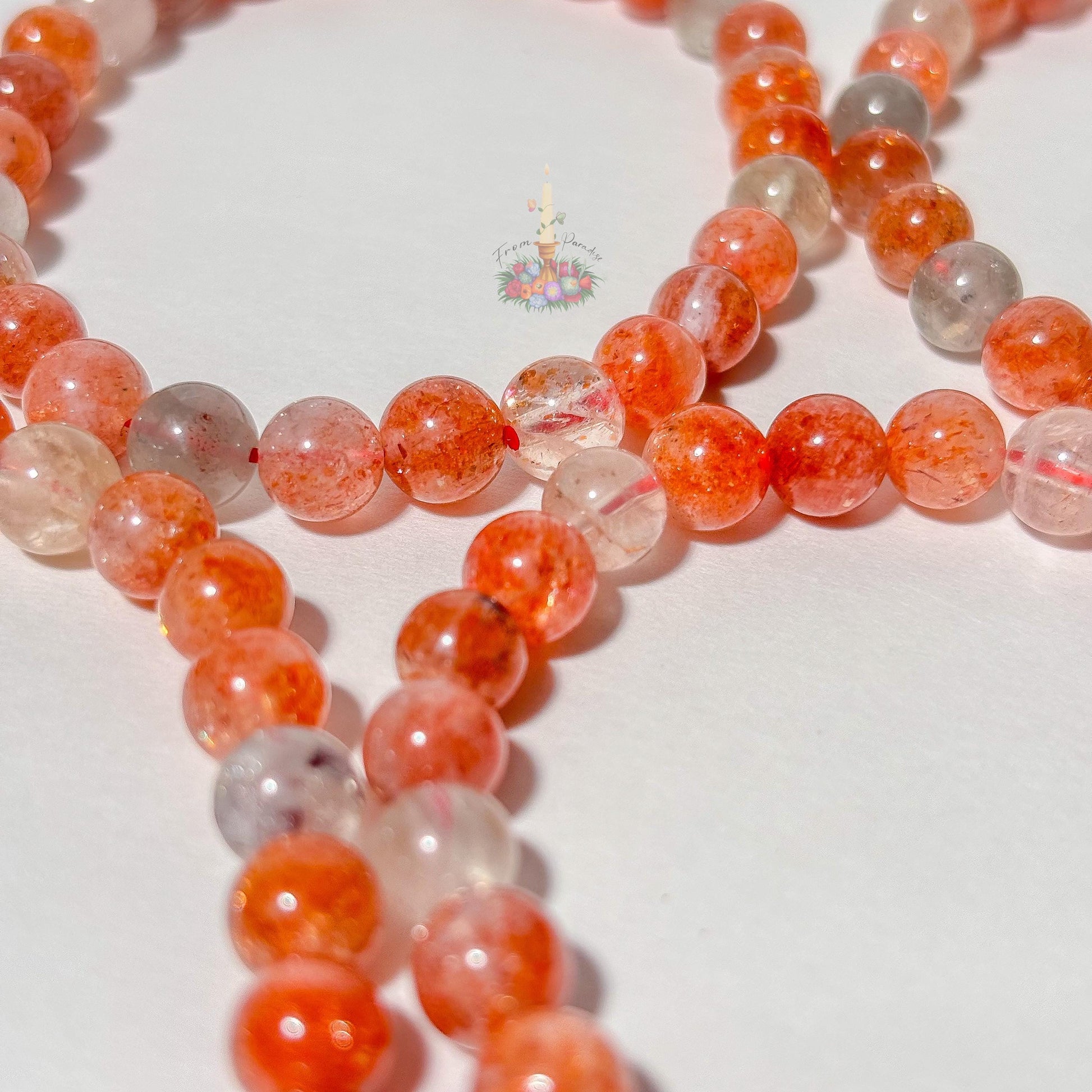 Confetti Sunstone Arusha Sunstone Crystal Bracelet: Stone Confidence and Positive Energy