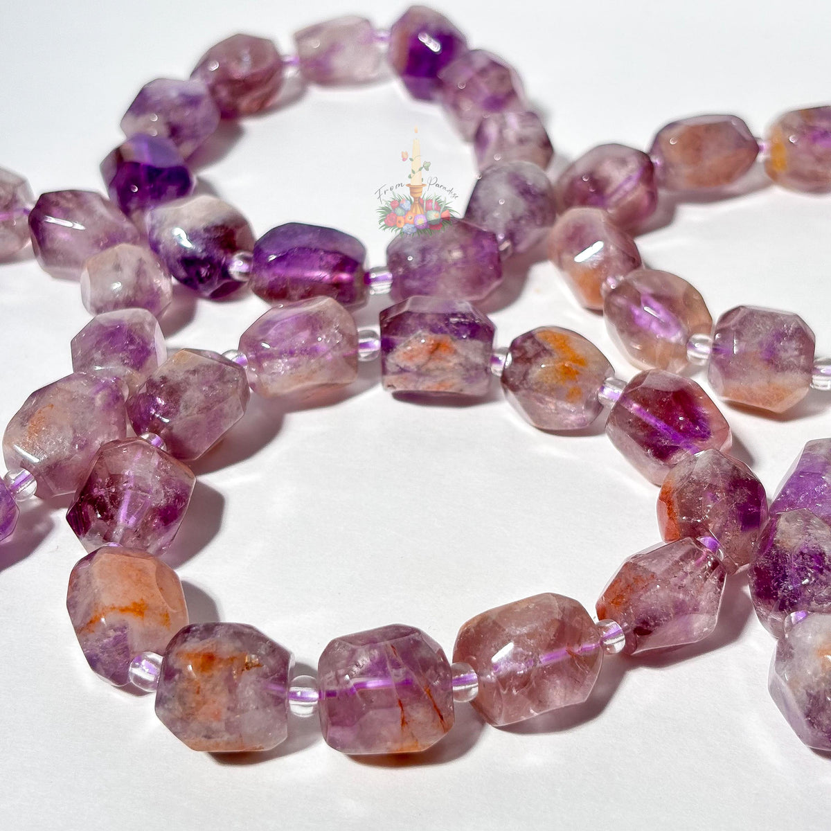 Phantom Amethyst Crystal Bracelet