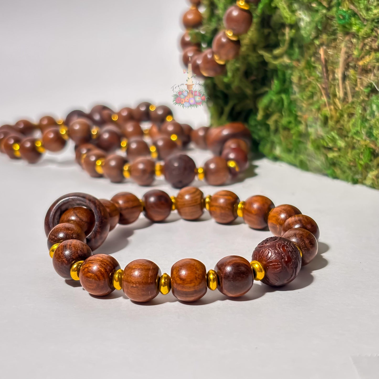 Wood Artisan Stretch Bracelet