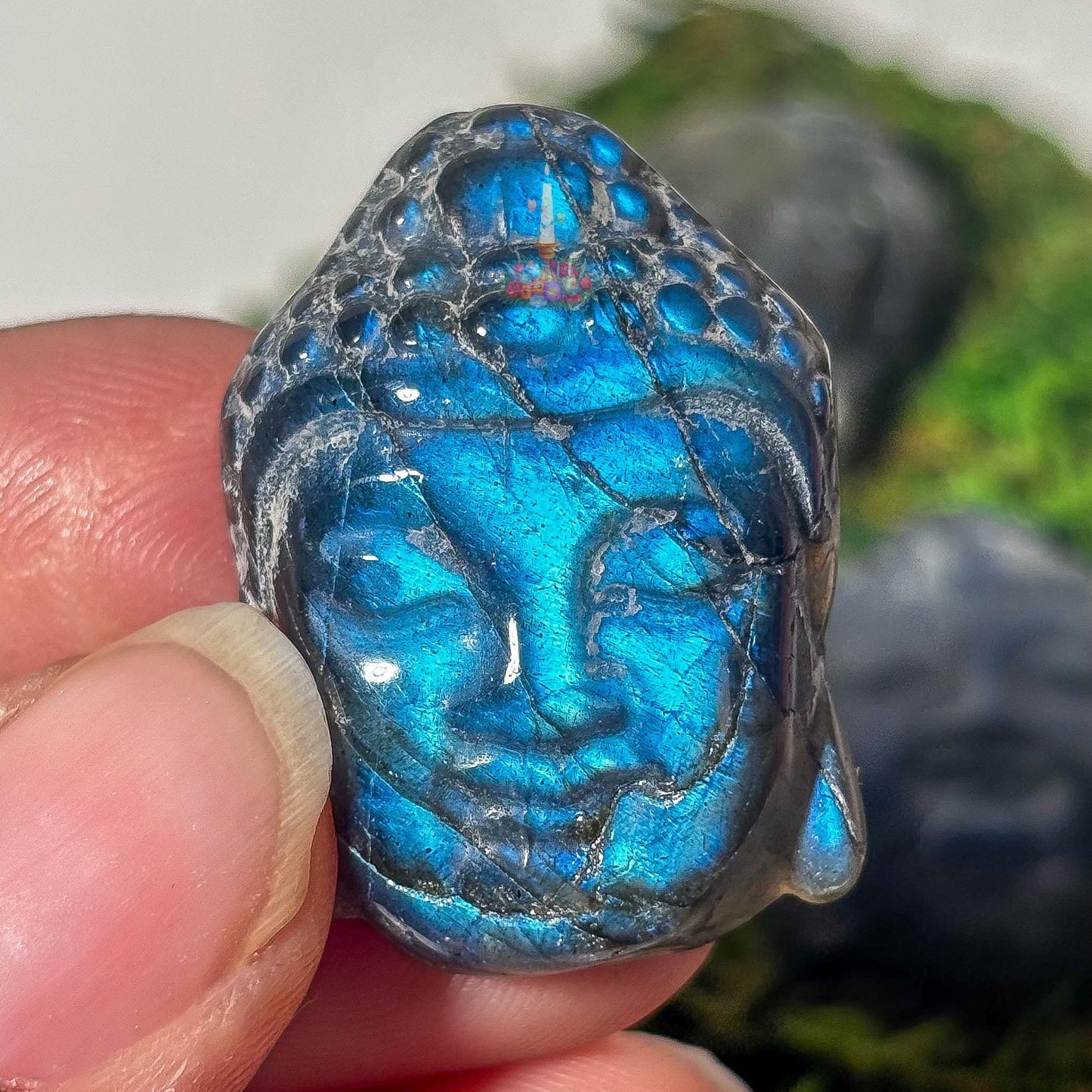 Labradorite Mini Buddha