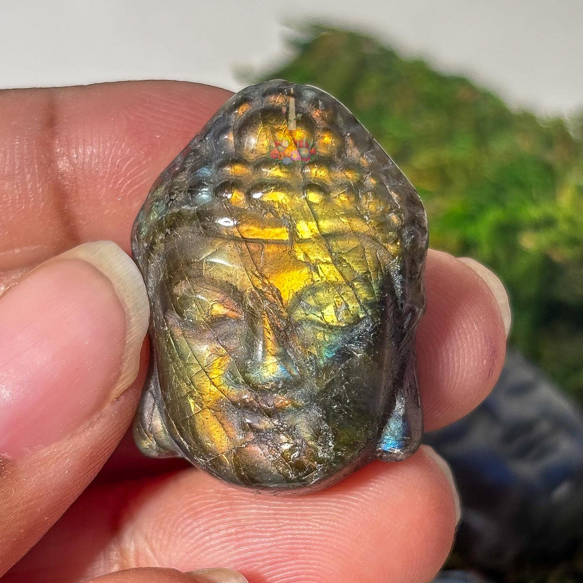 Labradorite Mini Buddha