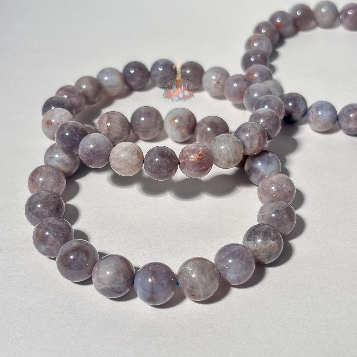 Blue Rose Quartz Crystal Bracelet