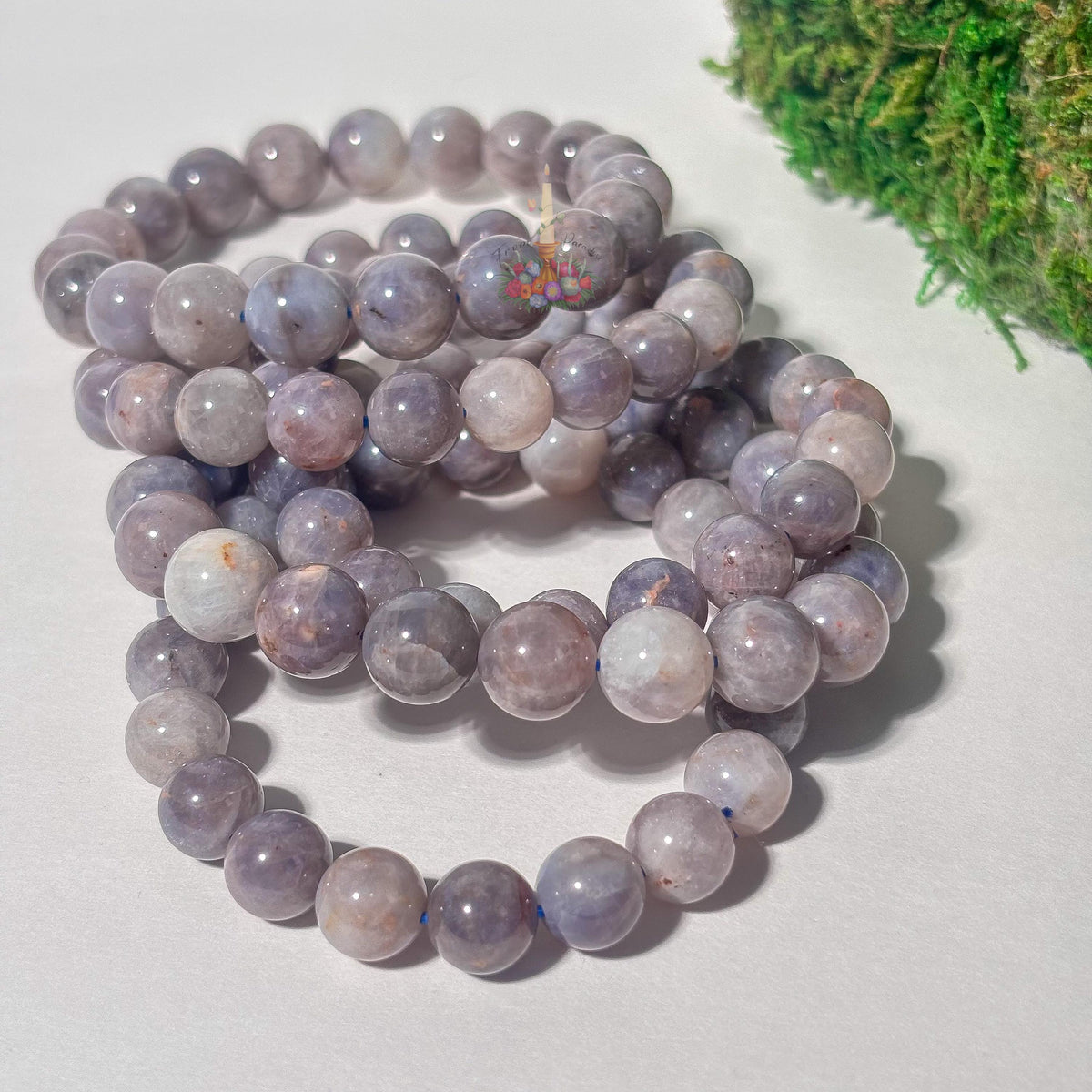 Blue Rose Quartz Crystal Bracelet