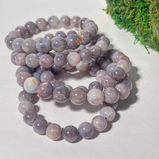Blue Rose Quartz Crystal Bracelet