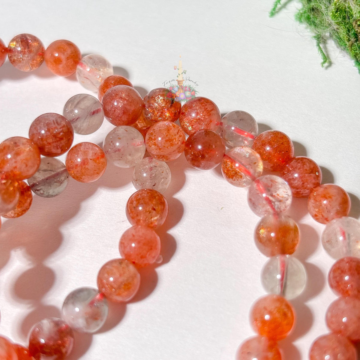 Confetti Sunstone Arusha Sunstone Crystal Bracelet: Stone Confidence and Positive Energy