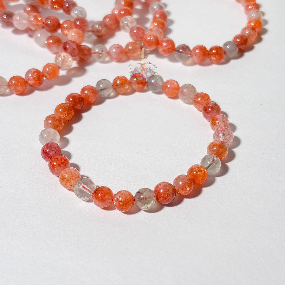 Confetti Sunstone Arusha Sunstone Crystal Bracelet: Stone Confidence and Positive Energy