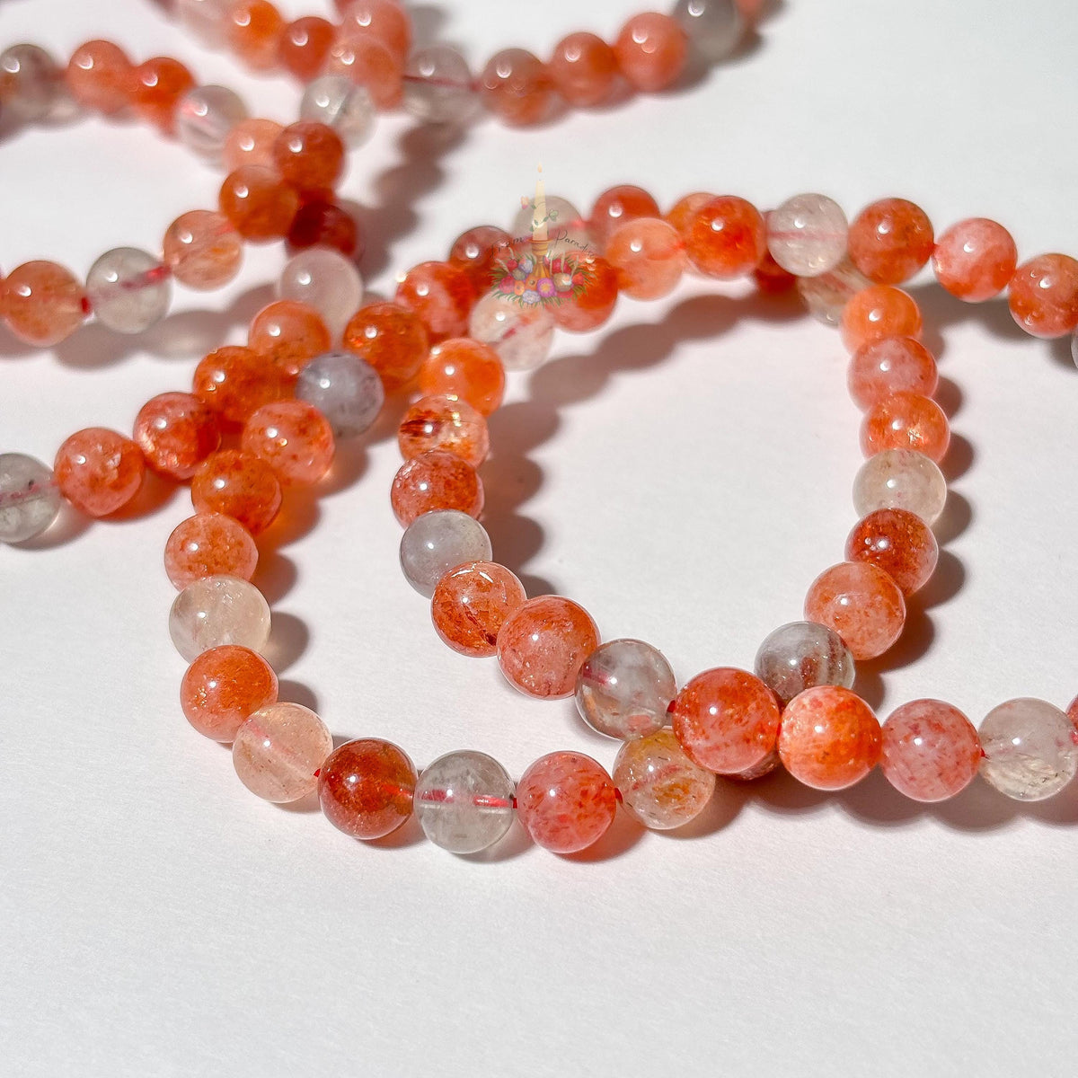 Confetti Sunstone Arusha Sunstone Crystal Bracelet: Stone Confidence and Positive Energy