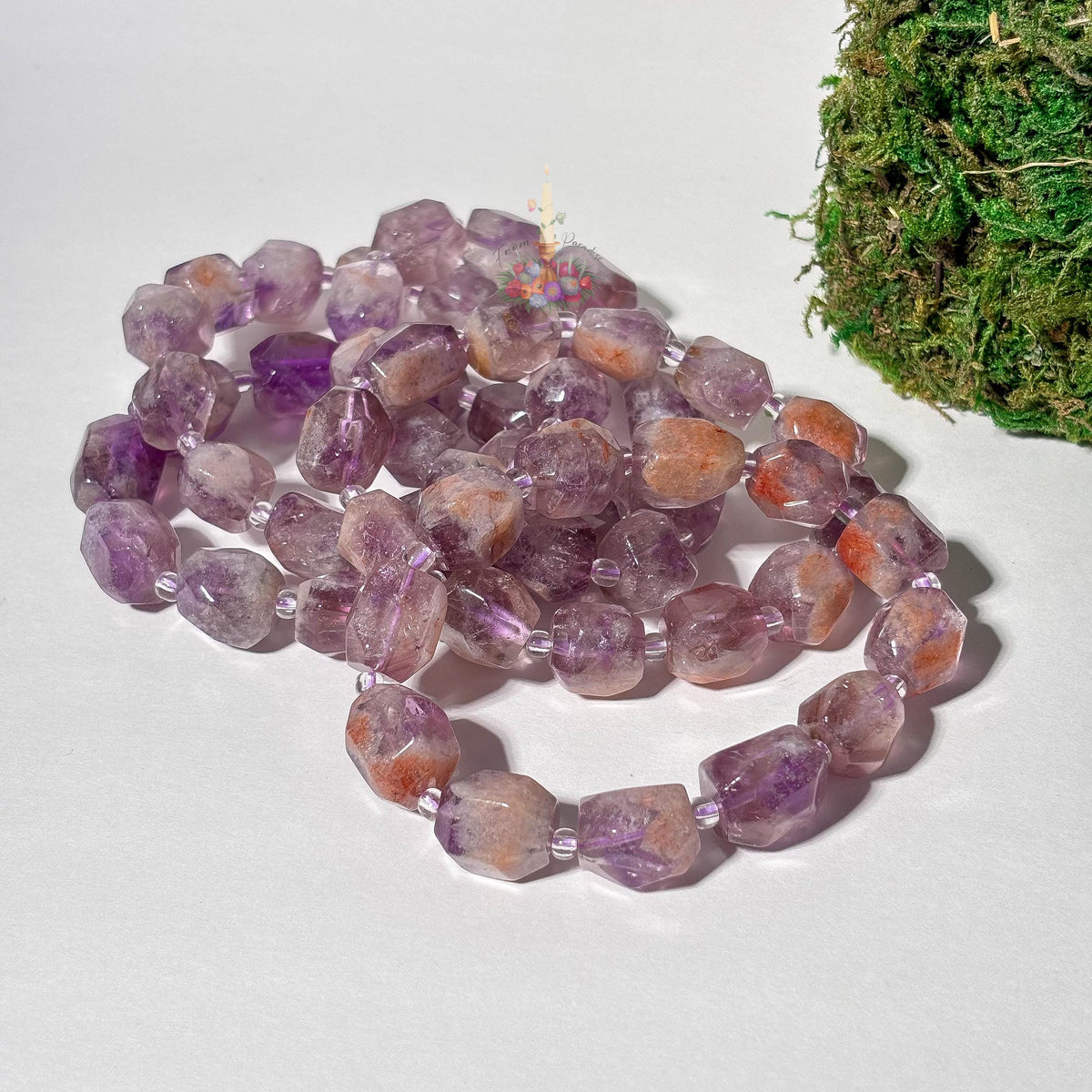 Phantom Amethyst Crystal Bracelet