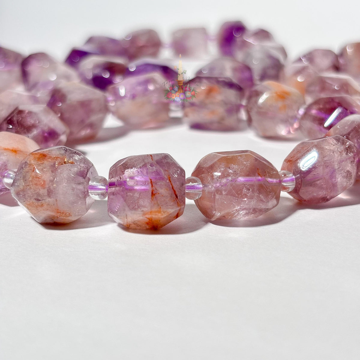 Phantom Amethyst Crystal Bracelet