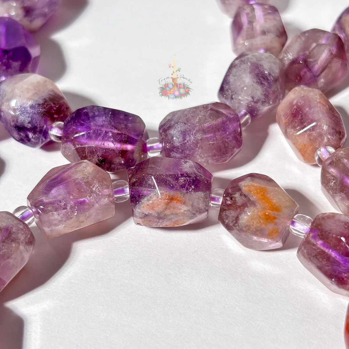 Phantom Amethyst Crystal Bracelet