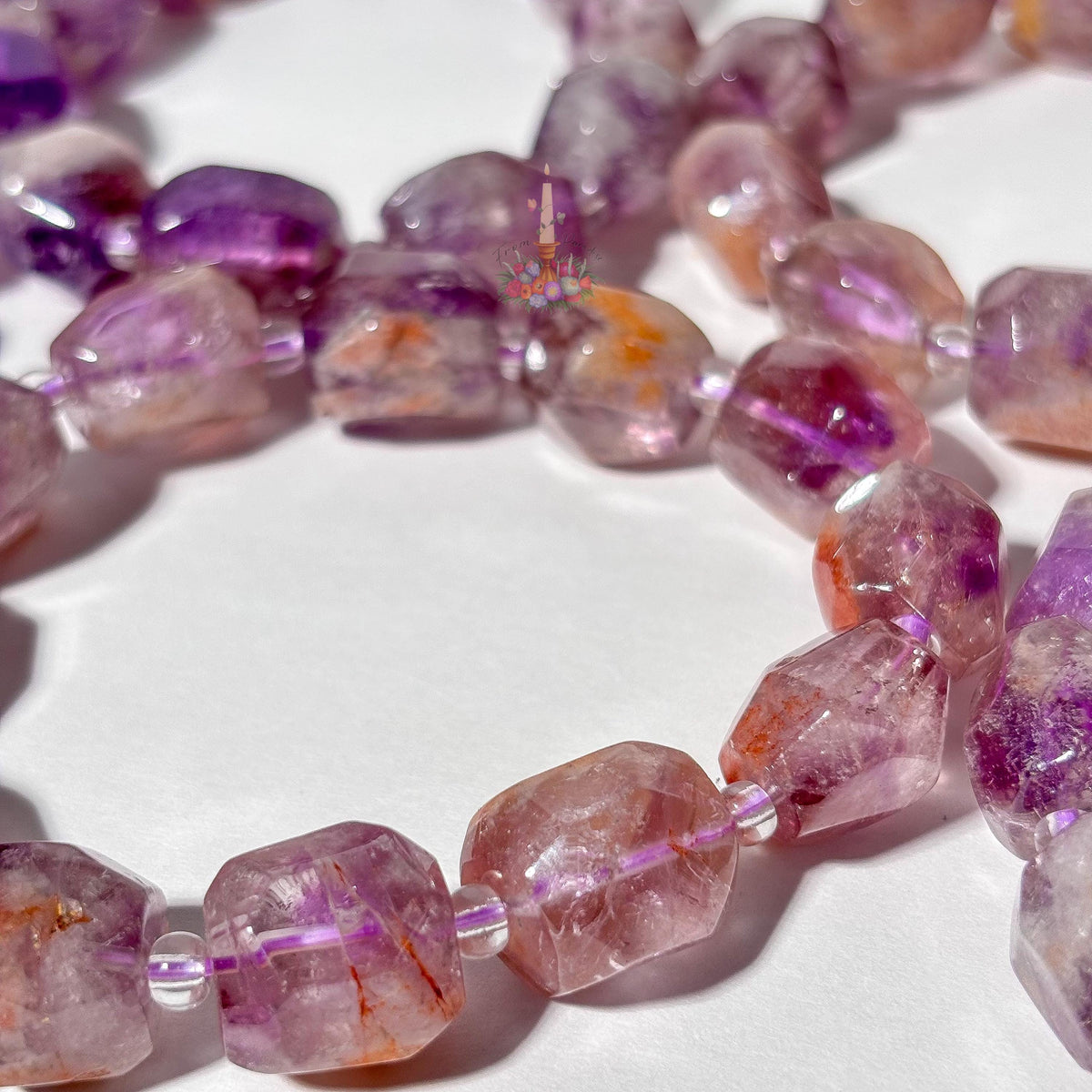 Phantom Amethyst Crystal Bracelet