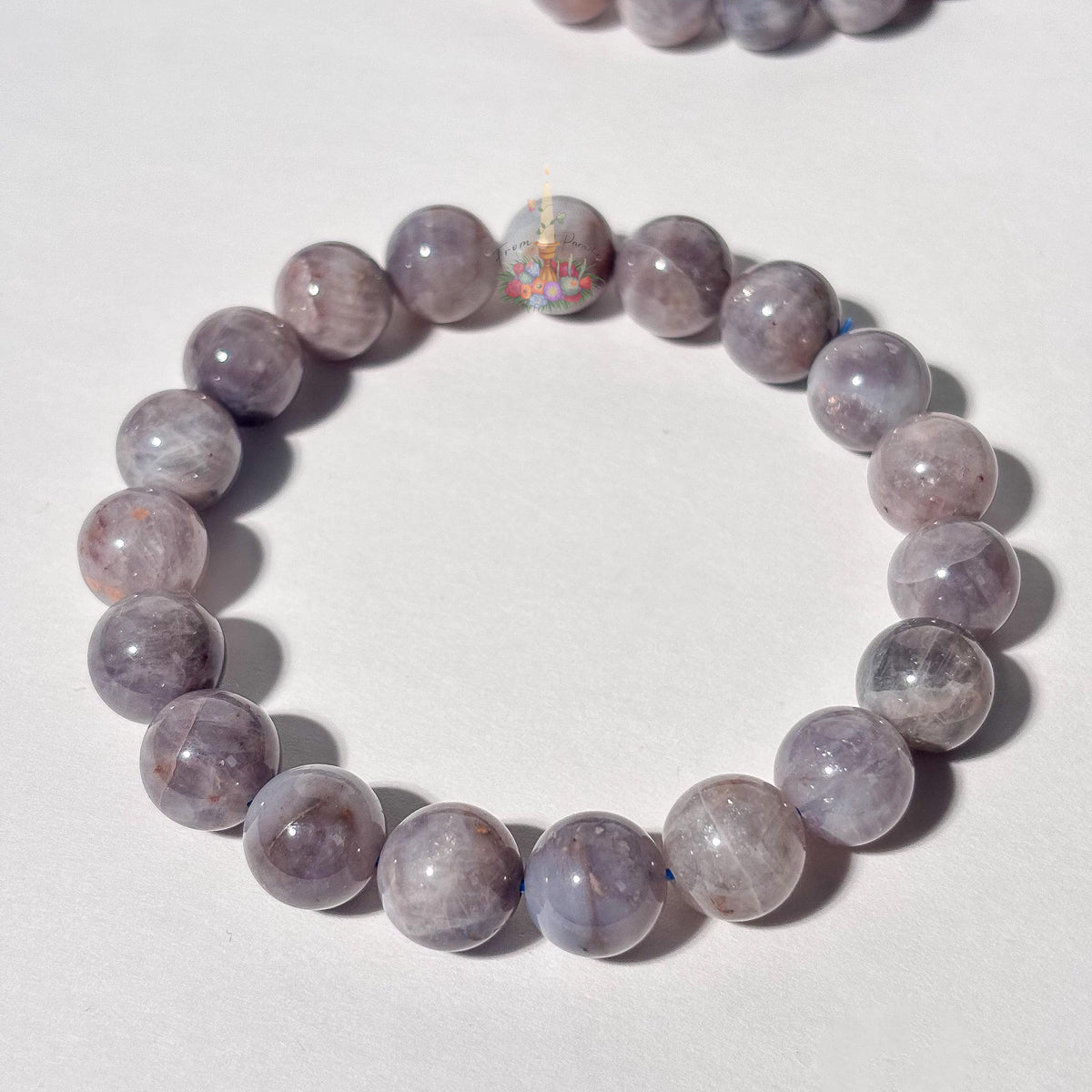 Blue Rose Quartz Crystal Bracelet