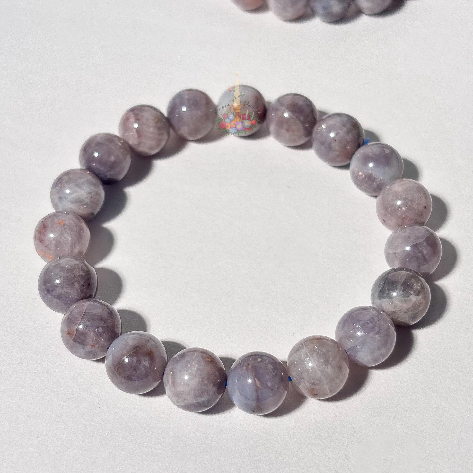 Blue Rose Quartz Crystal Bracelet