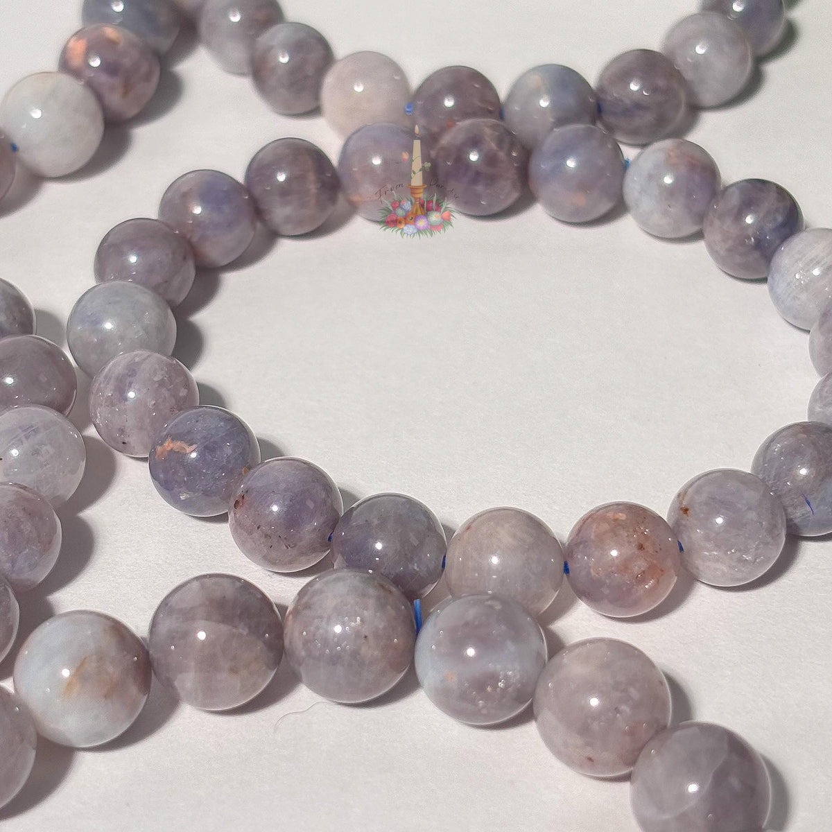 Blue Rose Quartz Crystal Bracelet