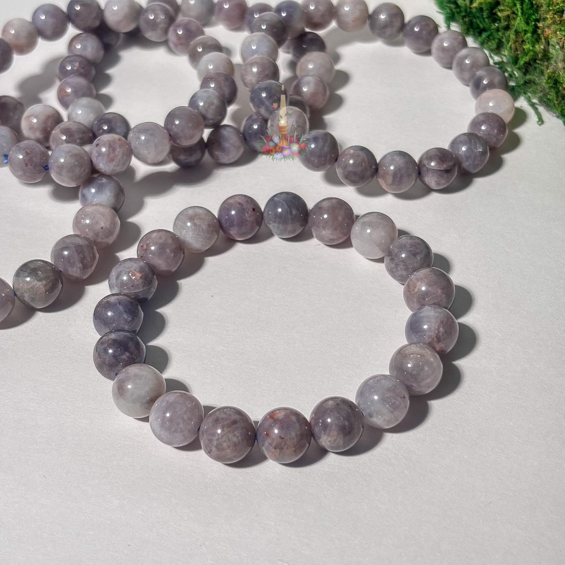 Blue Rose Quartz Crystal Bracelet