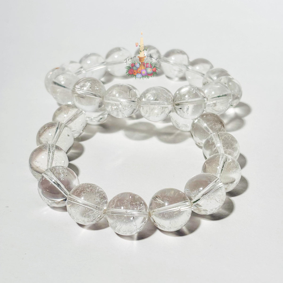 Clear Quartz Crystal Bracelet: Stone for Clarity and Amplification, Natural Gemstone Bracelet