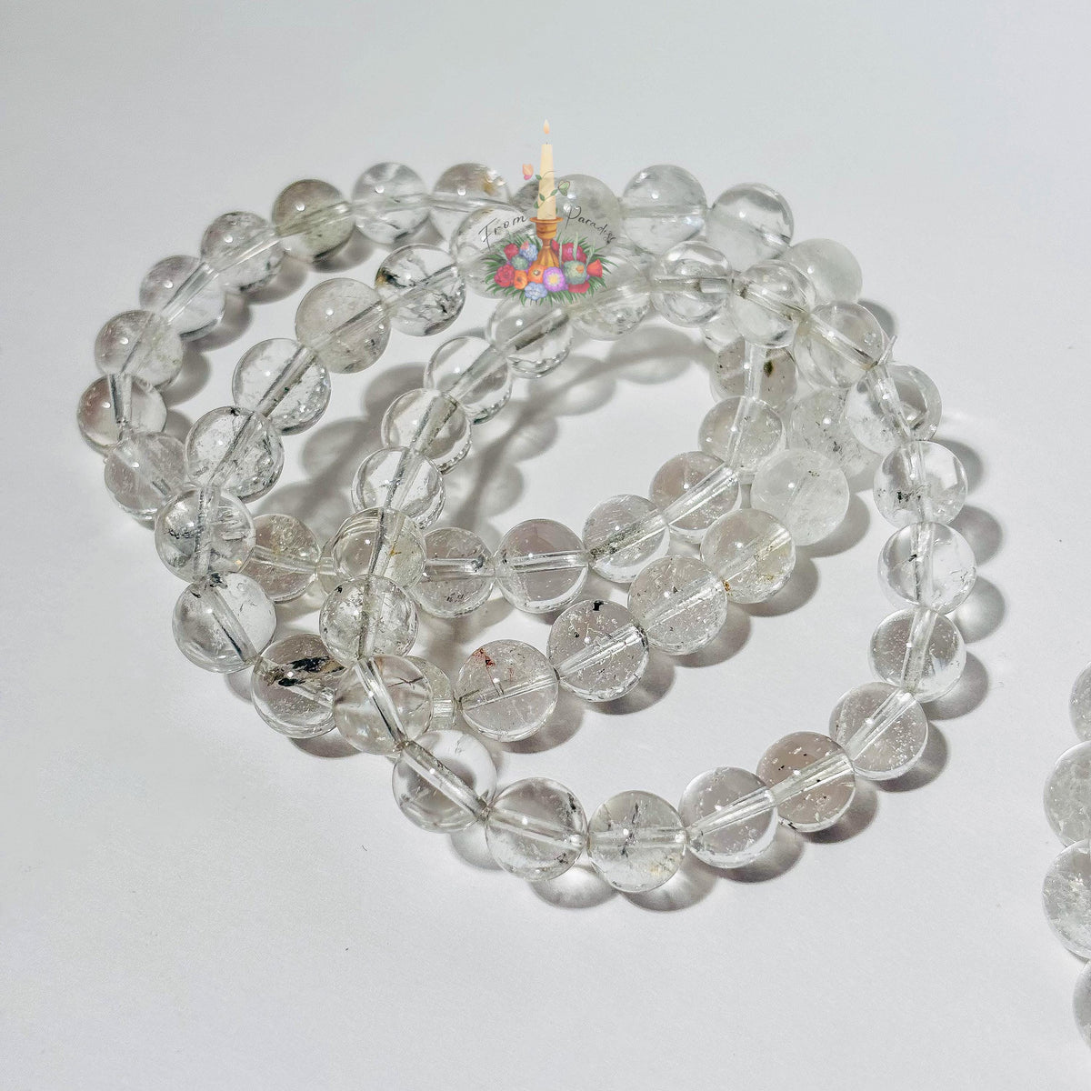 Clear Quartz Crystal Bracelet: Stone for Clarity and Amplification, Natural Gemstone Bracelet