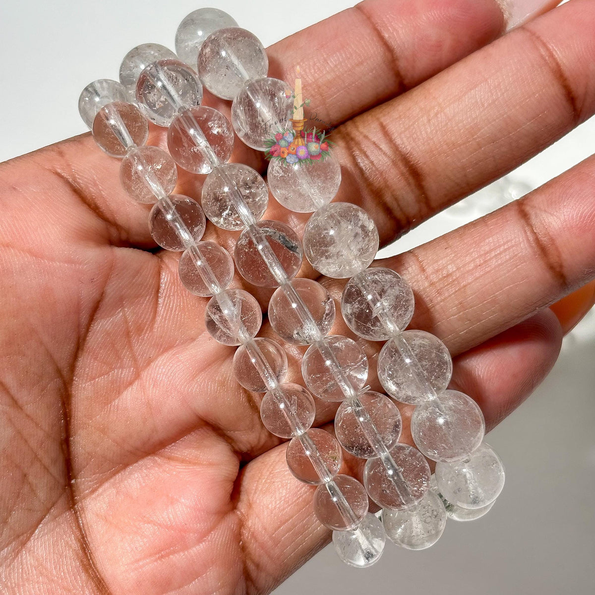 Clear Quartz Crystal Bracelet: Stone for Clarity and Amplification, Natural Gemstone Bracelet