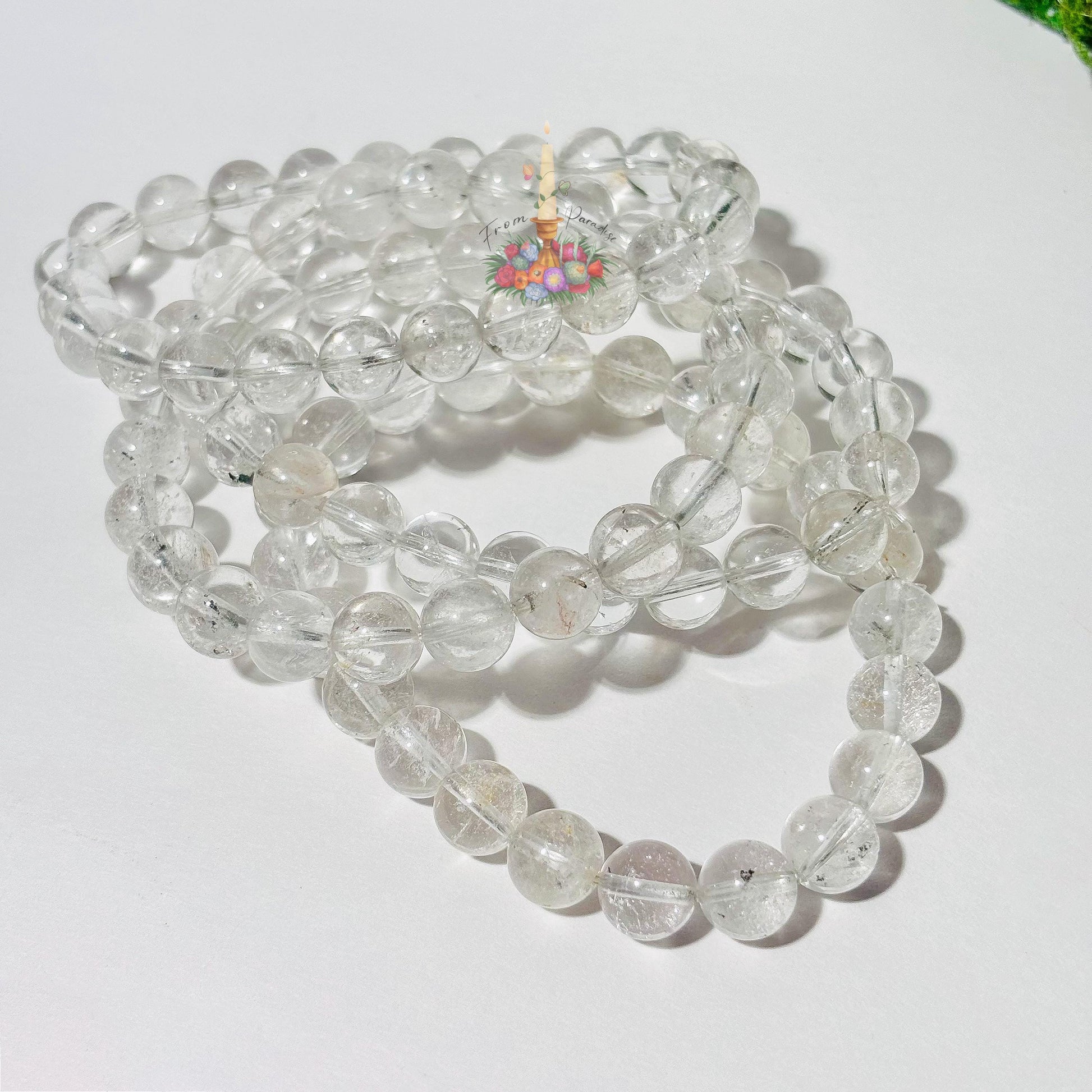 Clear Quartz Crystal Bracelet: Stone for Clarity and Amplification, Natural Gemstone Bracelet