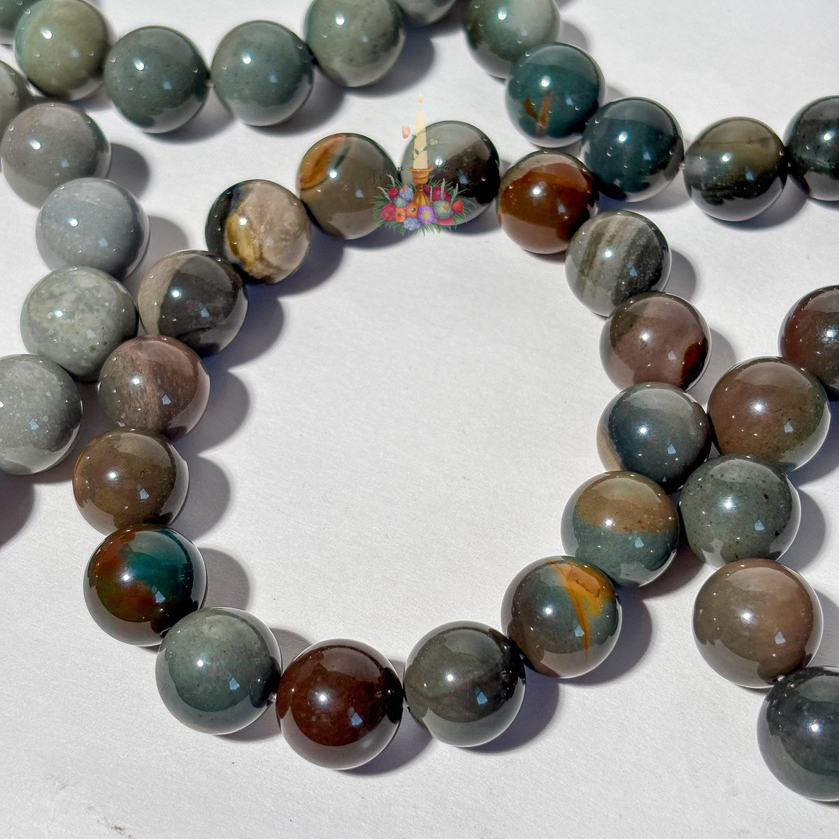 Natural Blue Alashan Agate Bracelet, Smooth Round Bead Stretch Bracelet, Ocean Blue Gemstone Stacking Jewelry, Throat Chakra Crystal Gift