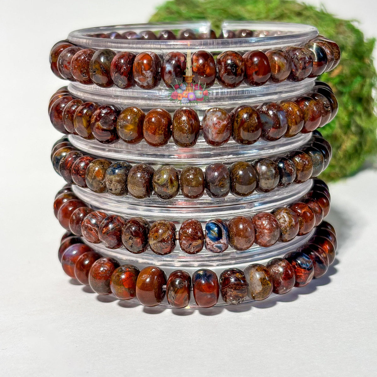 Red Pietersite Bracelet, Natural Gemstone Beaded Bracelet, Red Pietersite Crystal Jewelry, Spiritual Healing Bracelet, Unisex Gift