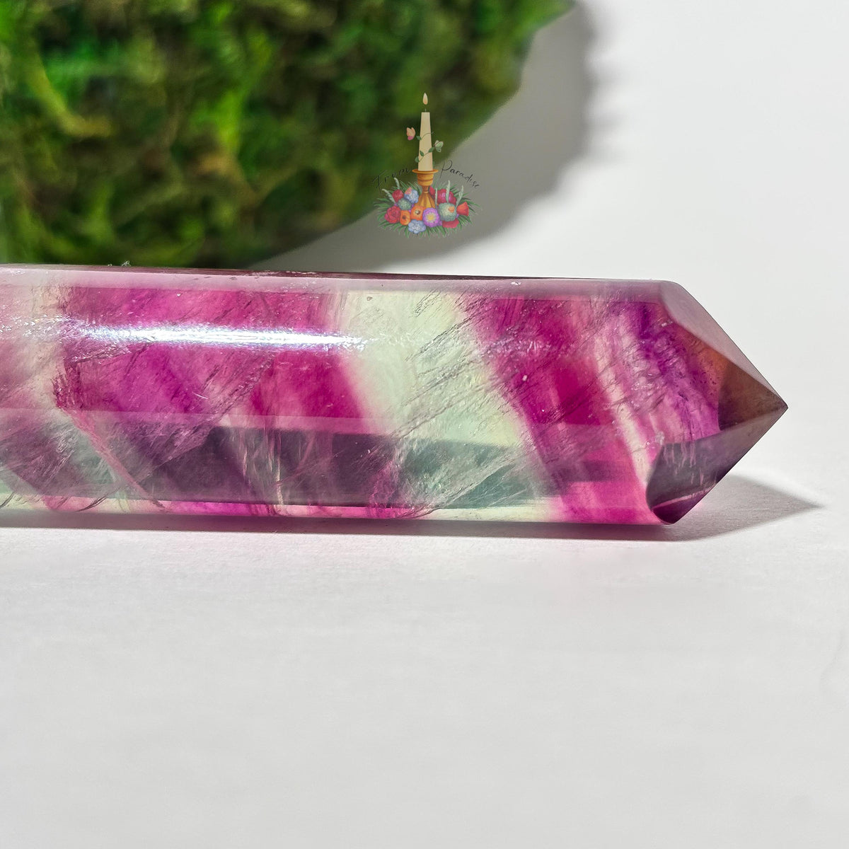Fluorite Crystal Cylinder Tower