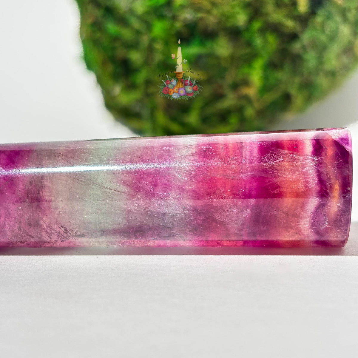 Fluorite Crystal Cylinder Tower