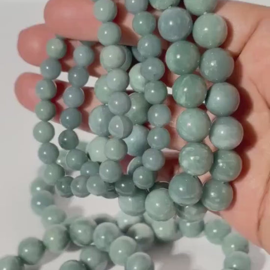 Blue Water Jadeite Bracelet