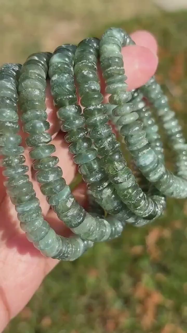 Chrome Diopside Crystal Bracelet