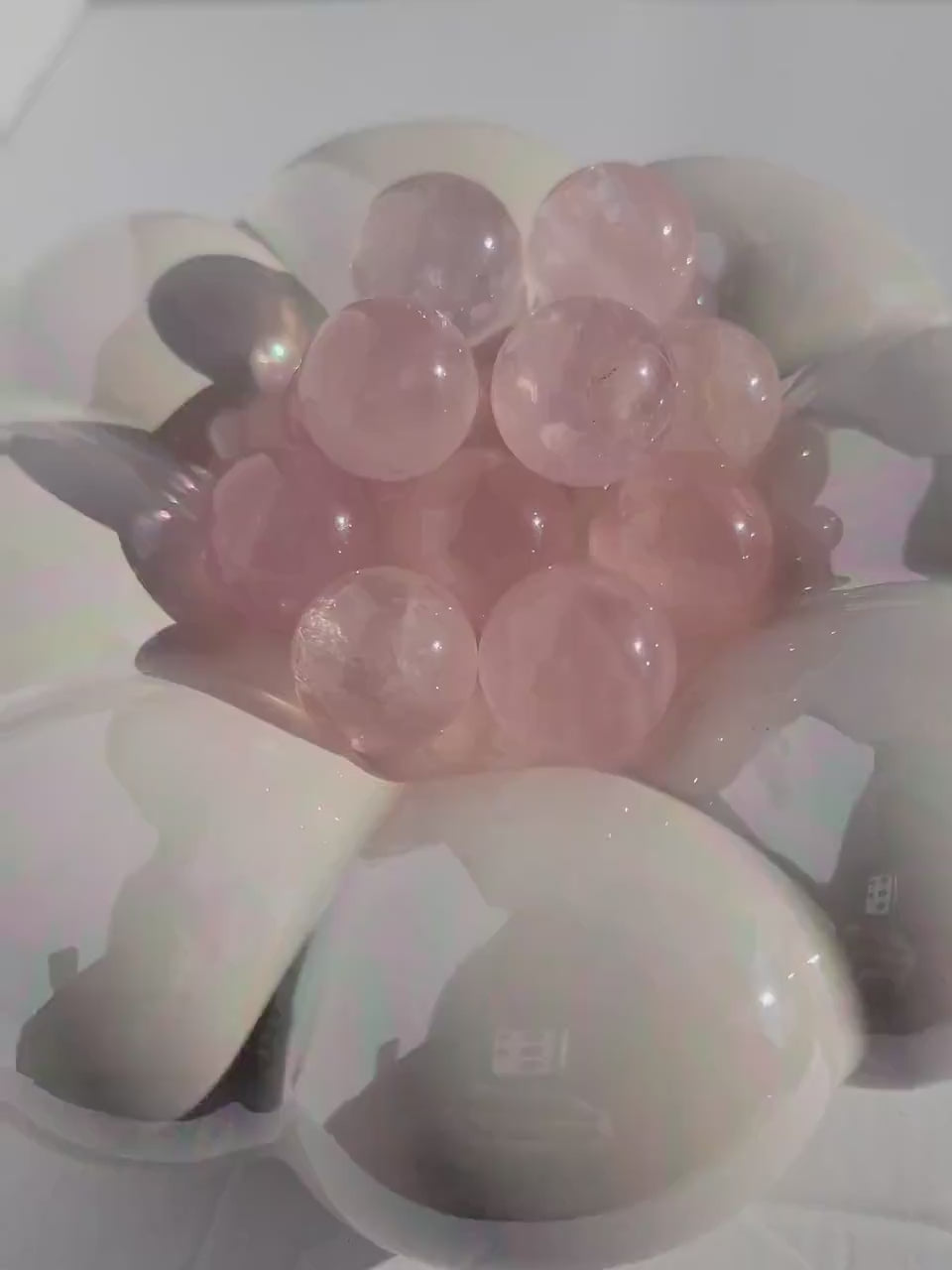 Rose Quartz Mini Crystal Sphere - Quartz - Stone of Unconditional Love - Heart Chakra