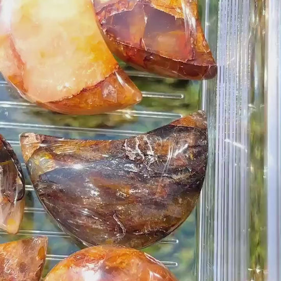 Golden Healer Crystal Moon Craving - Hematoid Quartz