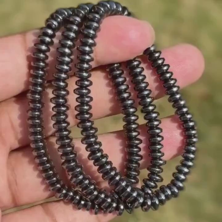 Hematite Crystal Mineral Bracelet