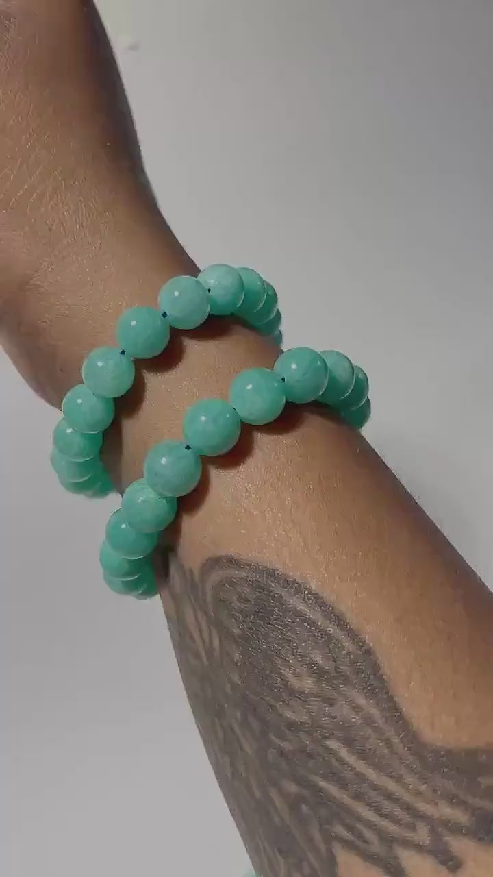 Amazonite Bracelet: Stone for Confidence and Communication | Gemstone Crystal Jewelry