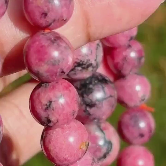 Rhodonite Crystal Bracelet