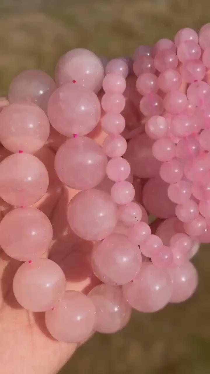 Rose Quartz Crystal Bracelet