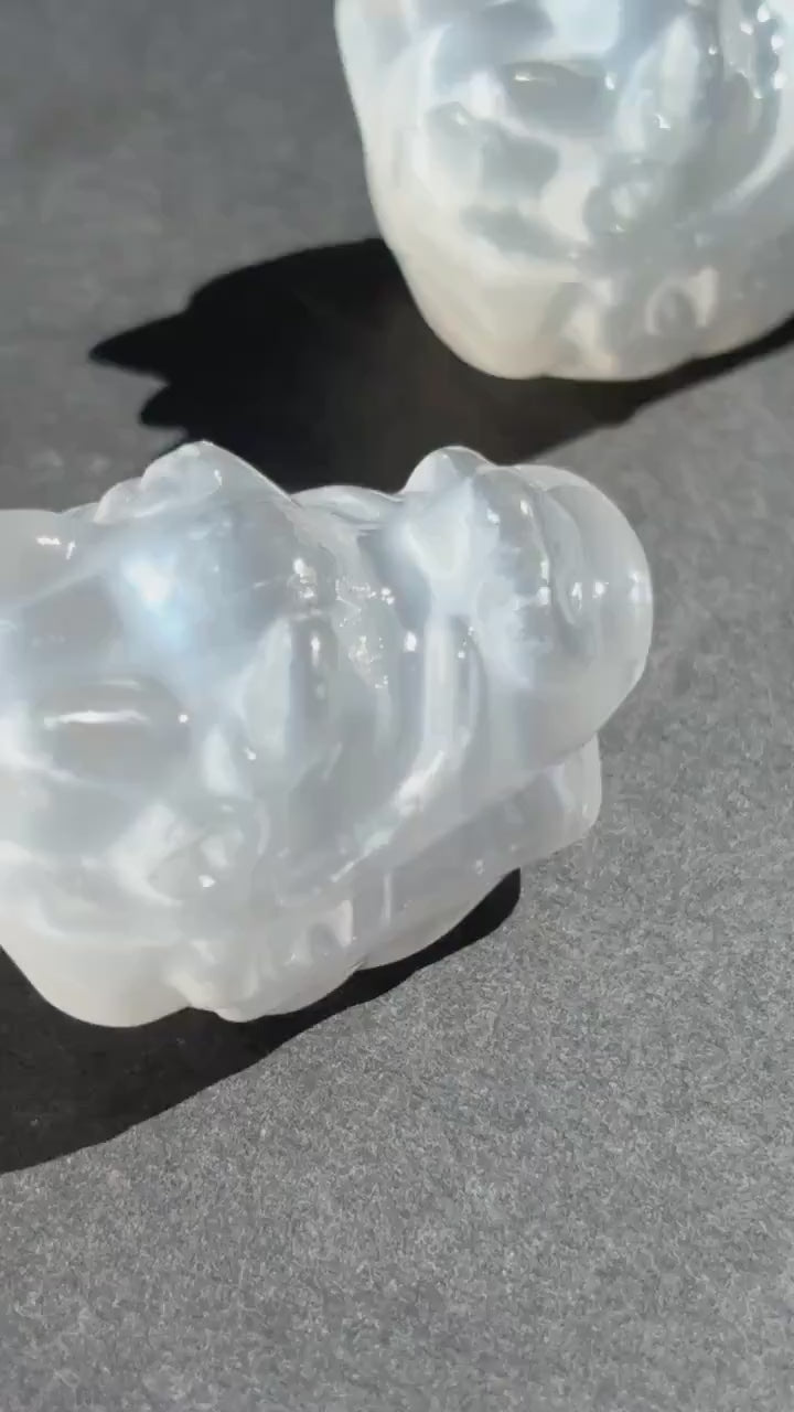 Selenite Dragon Crystal Sculpture