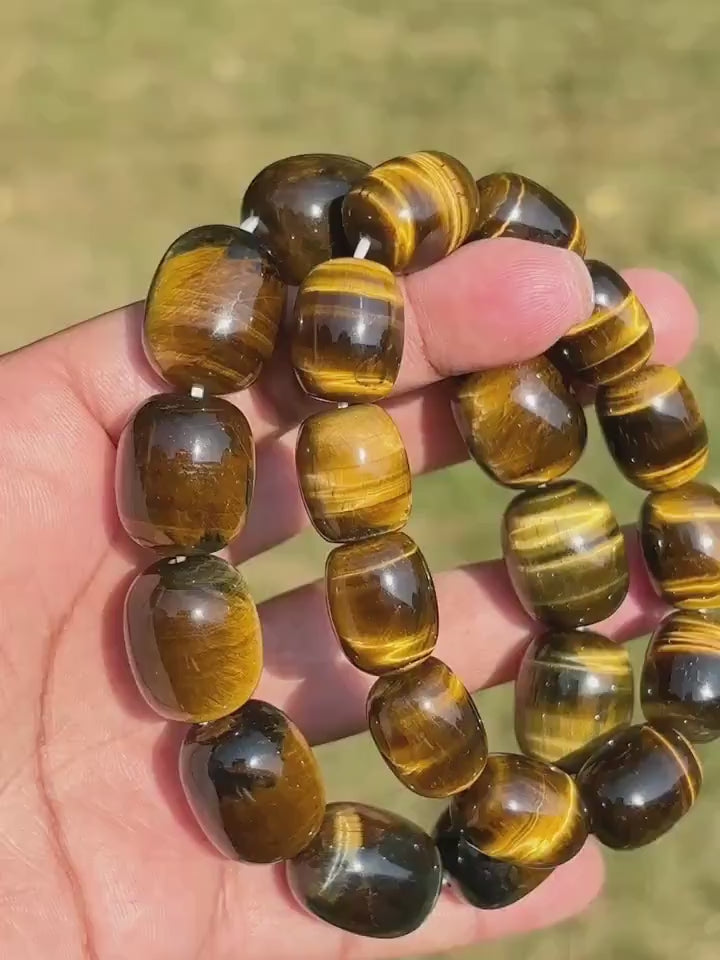 Golden Tigers Eye Crystal Bracelet
