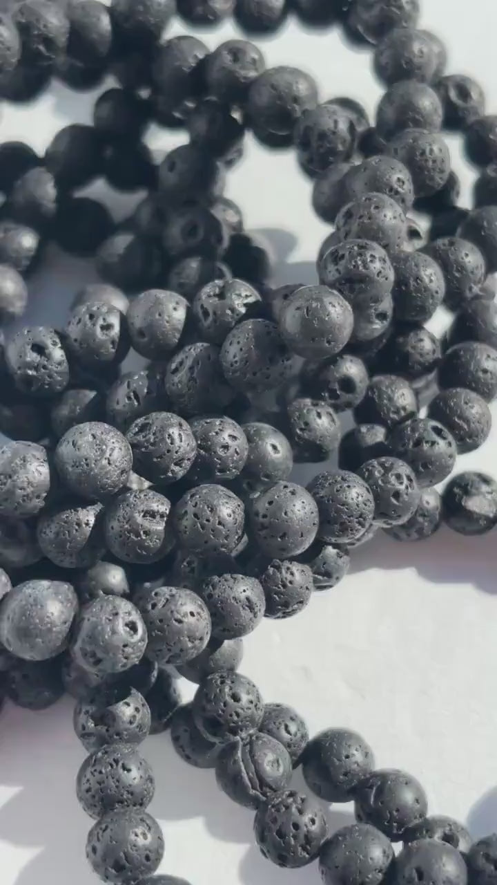 Lava Rock Stretch Bracelet