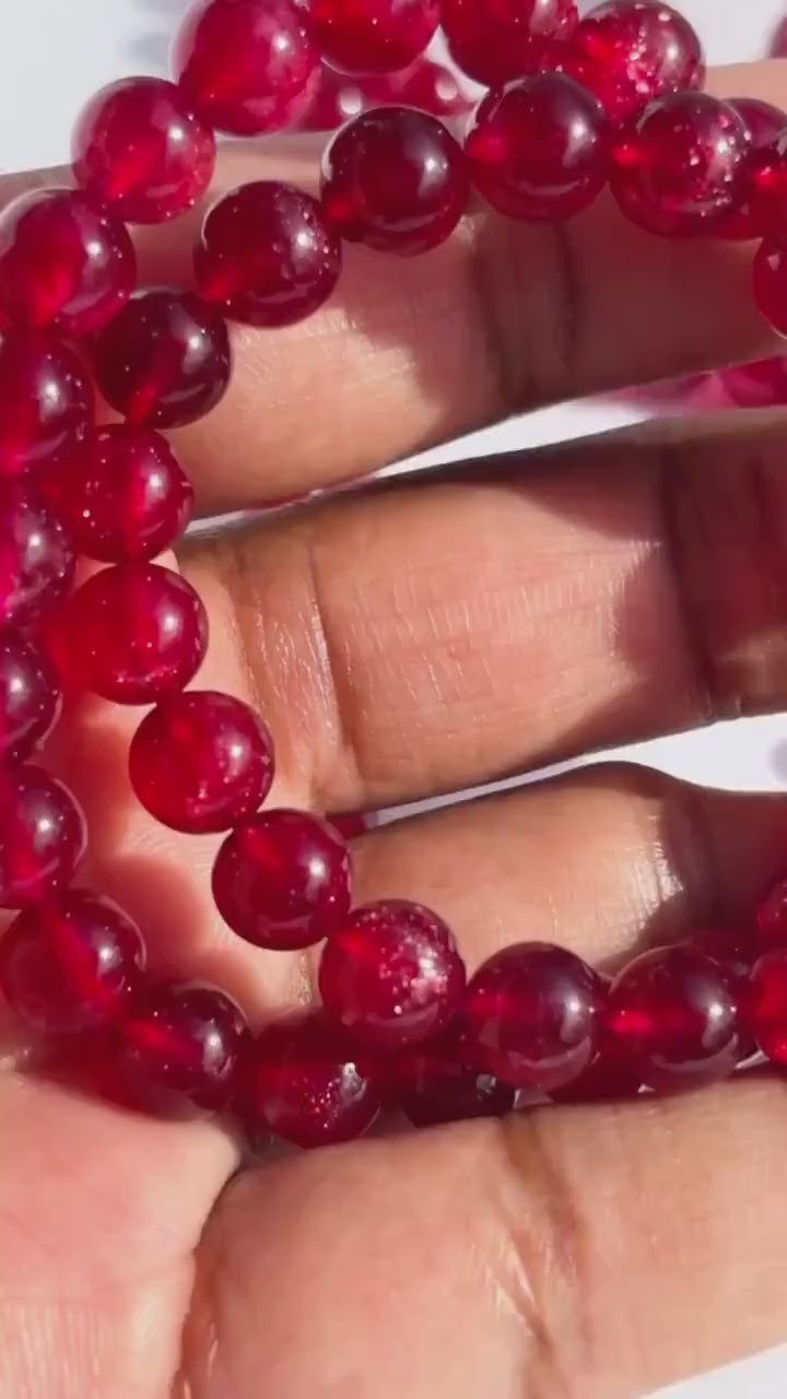 Strawberry Quartz Bracelet - Tanzberry Quartz
