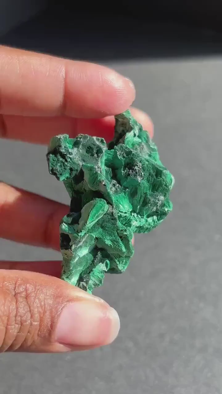 Velvet Malachite Mineral Specimen - 44g